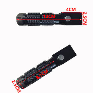 Pedales Modificados para Motocicleta, Pedales Plegables para Bicicleta Eléctrica, Reposapiés Delanteros y Traseros de Aleación de Aluminio, Pedales Universales de 8 mm - Product Image 3