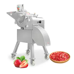 Fabrik preis Obst-und Gemüse würfel maschine Obst würfel maschine Ananas-Erdbeeren-Würfel maschine