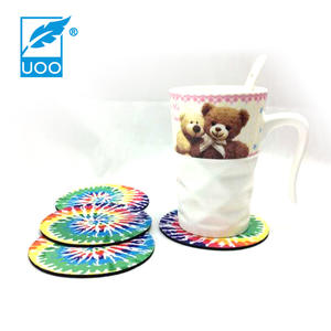 Posavasos de neopreno coloridos UOO alfombrillas antideslizantes y almohadillas impermeables para bebidas hechas en China - Product Image 5