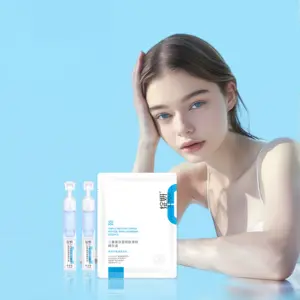 Juyou Oem/Odm Organic Blue Copper Peptide Collagen Liquid Anti Wrinkle Firming Skin Care Beauty Essence Serum