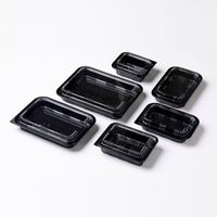 Boîte de rangement jetable en plastique PP, compartimentée, écologique, micro-ondable, pour plats à emporter, idéale pour restaurants et événements