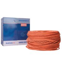 Cable Ethernet CAT6 UTP FTP SFTP de Alta Velocidad, 4 Pares, 23AWG, Cobre, Cat6, Revestimiento de PVC y PE, Cable LAN