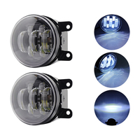 HYNBYZJ Phare LED 3,5 pouces 40W 6000K Blanc Faisceau Hi-Lo pour Véhicules Tout-Terrain 4x4, Feu Antibrouillard, Accessoires Auto IP67