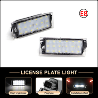 Feux de plaque d'immatriculation à LED pour Renault Clio Espace Kangoo Koleos Kadjar Laguna Master Megane Trafic Tag Car Light Accessories