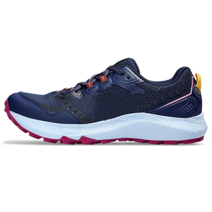 Outdoor Trail Running <b>Sneakers</b> <b>Black</b> Color‑Block Design Breathable Mesh Wear‑Resistant Anti‑Slip Deep Lug Sole Hiking Shoes - Product Image 4