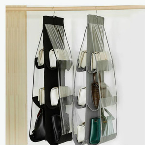 Sac de rangement suspendu épaissi, sur mesure, en non-tissé, anti-poussière, organisateur de sacs simple double face. - Product Image 2