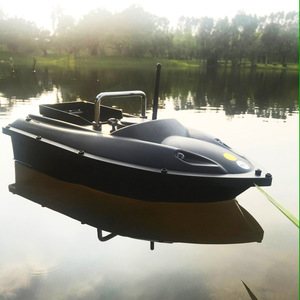 Barco Cebador de Pesca RC D13 54x27x21cm con Doble Motor, Control de Crucero, Control Remoto, Negro, Alimentado por Batería - Product Image 2