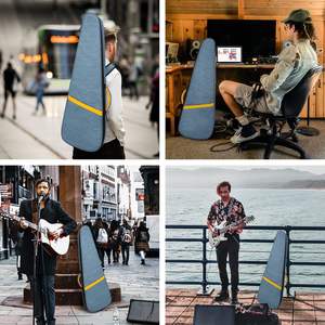 Bolsa de guitarra de fibra de carbono de muestra gratis con correa doble duradera para Precio de órgano electrónico - Product Image 3