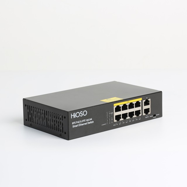 DC24V Poe Switch 10 Port 10/100mbps 8 Poe Port Passive Non-Standard Poe Switch 12/24/48 Ports Switch