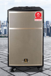 ลำโพงคาราโอเกะแบบมืออาชีพพร้อมไมโครโฟนไร้สายทวีตเตอร์ซับวูฟเฟอร์ระบบเสียงไฮไฟกล่องลำโพงขนาด15นิ้วสำหรับงานปาร์ตี้ - Product Image 4