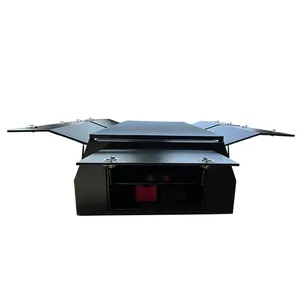 Caja de Herramientas impermeable y a prueba de polvo para camioneta, bandeja de aluminio para toldo, precio barato, a la venta