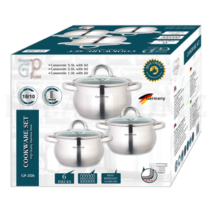 Vente en gros en usine de marmites à soupe pour la maison ustensiles de cuisine marmites et poêles batterie de cuisine en acier inoxydable - Product Image 4