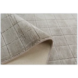 Square Rug Roll Modern Design Wool Carpet Large Solid Color Carpet And Tugs For Living Room