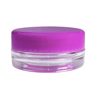 Pots ronds en plastique 3ml 5ml 10ml 20ml Ps Pot de 5g Récipient vide en plastique transparent pour crème cosmétique
