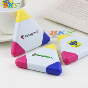 Marcador Fluorescente Triangular con Logotipo Personalizado, 5 Colores, Punta Oblicua, Regalo Promocional Publicitario, Mini Marcador - Product Image 4