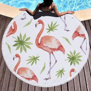 Serviettes de plage rondes en coton imprimées, super confortables, avec sac, design personnalisé, motifs multiples, logo tendance, nouvelle collection - Product Image 2