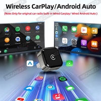 Nouvel adaptateur de voiture portable Grandnavi 2 en 1 USB BT Mini avec fonction Mirror Link, commande au volant mains libres, CarPlay et Android Auto