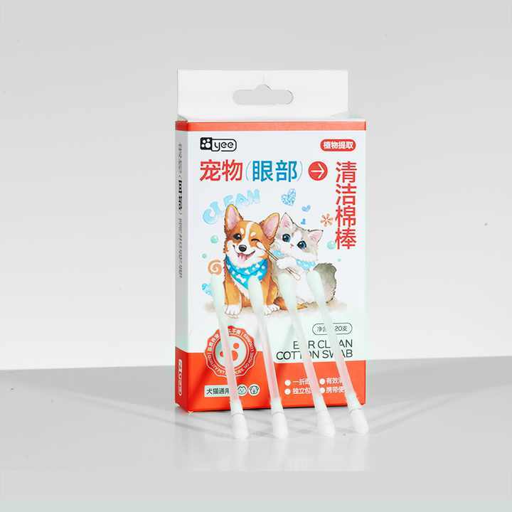 Eye cleaning cotton swabs