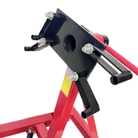 Support de grue de moteur à engrenages robustes outil de support de cric de séparateur de roulement rotatif pour la réparation et l'entretien de voitures et de motos