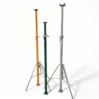 Trépieds de stabilisation de supports, moyeu central, galvanisés à chaud, échafaudage léger, trépieds Ringlock pour support de charges lourdes