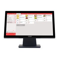 GSAN - Sistema de Punto de Venta con Pantalla Táctil Todo en Uno de 21.5 Pulgadas, Sistema POS con Windows, Core I5, 8 GB de RAM, SSD de 256 GB, Juego Completo para Restaurante