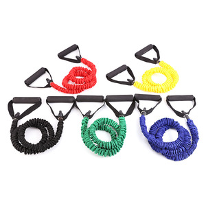 Bande de résistance Anshuv 1,2 m en TPE, corde élastique pour fitness, mise en forme du corps, yoga et exercices - Product Image 5