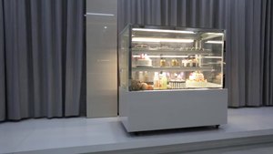 Armoires de réfrigérateur AC commerciales | Affichage de desserts en forme d'arc et unités de conservation des fruits pour les restaurants de boulangeries - Product Image 2