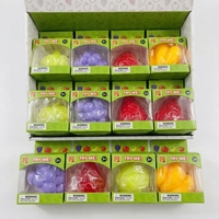 Jouet anti-stress en caoutchouc à presser en forme de fruits (banane, pomme, raisin, fraise) - Jouet de puzzle à récupération lente pour la relaxation et le soulagement du stress