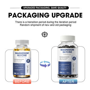 Capsules de glycinate de <span class=keywords><strong>magnésium</strong></span>, complément de <span class=keywords><strong>magnésium</strong></span> pour la santé des muscles, des nerfs, des os et du cœur (adulte, végétalien, sans gluten/saïda, 60/120) - Product Image 5