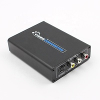Konverter Video HDMI ke AV S-Video CVBS Adaptor HDMI ke 3RCA PAL/NTSC untuk TV PC
