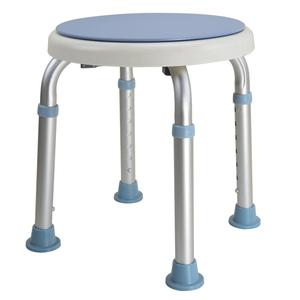 Tabouret de salle de bain pivotant Ricof en alliage d'aluminium 43x9,5x36 cm, chaise de douche antidérapante pour personnes âgées et enfants - Product Image 2