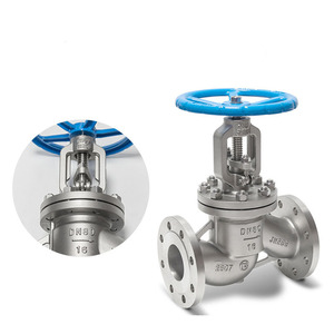 Válvula de Compuerta con Brida de Acero Inoxidable J41W-16V DN80, Válvula Manual de Control de Agua para Tuberías Industriales - Product Image 1
