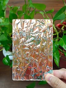 Lámina Acrílica Esmerilada con Textura de Piel de Naranja, Antideslumbrante, para Privacidad en Puertas de Ducha - Product Image 2