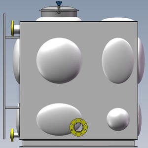 Tanque de Agua Cuadrado de Acero Inoxidable Puro de 1.5t, Aislado, de Gran Capacidad y Durabilidad - Product Image 6