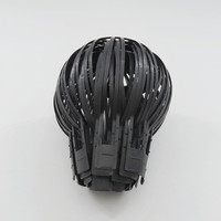 Garde-corps universel en plastique, lot de 4 pièces, tuyau de descente et Flexible, filtre de ballon, pas de bouchage, blocage de bec contre les feuilles et les débris