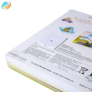 Fast Delivery A4 Glossy Hardcovercustom Hardcover Book Printed Comic Children Story Hard Board Book Printing With Sound