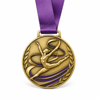 Médaille personnalisée en alliage de zinc 3D en forme de flocon de neige argenté avec ruban, médailles de compétition sportive d'hiver pour le patinage sur glace, souvenirs et cadeaux