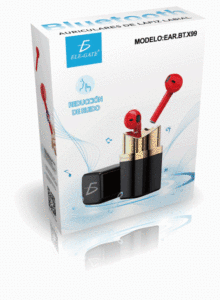 Elegate X99 หูฟังไร้สาย 5.2 ดีไซน์ลิปสติกสำหรับผู้หญิง แฟชั่น รองรับการโทรด้วยเสียง เม็กซิโก - Product Image 5