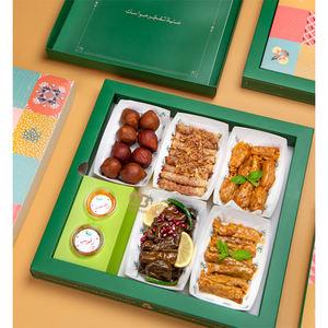 Caixa para Molho de Comida Árabe para Viagem, Embalagem para Bolinhas de Kibbe, Caixa para Rolos de Queijo e Espinafre com Divisórias - Product Image 4