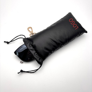 Tốt nhất bao bì tùy chỉnh dày độn Kính lưu trữ Pouch bao gồm túi dây rút Kính mát Eyewear Quà Tặng - Product Image 4
