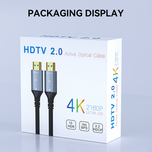 Cable de Fibra Óptica HDTV Certificado, 18Gbps, 4K 60Hz, 1080P HD Video <span class=keywords><strong>AOC</strong></span> HDTV 2.0, Cable de Fibra Óptica de 10M, 15M, 20M, 30M, 50M, 100M - Product Image 6
