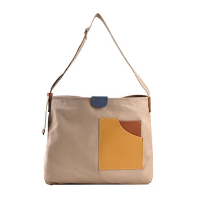 Bolsa de Lona Retro de Gran Capacidad para Mujer, Nueva Bolsa de Compras de Estilo Coreano con Correas de Colores - Product Image 6