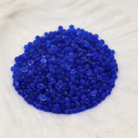 Gel de silice déshydratant fabriqué en Chine, gel de silice bleu indiquant l'état de l'humidité