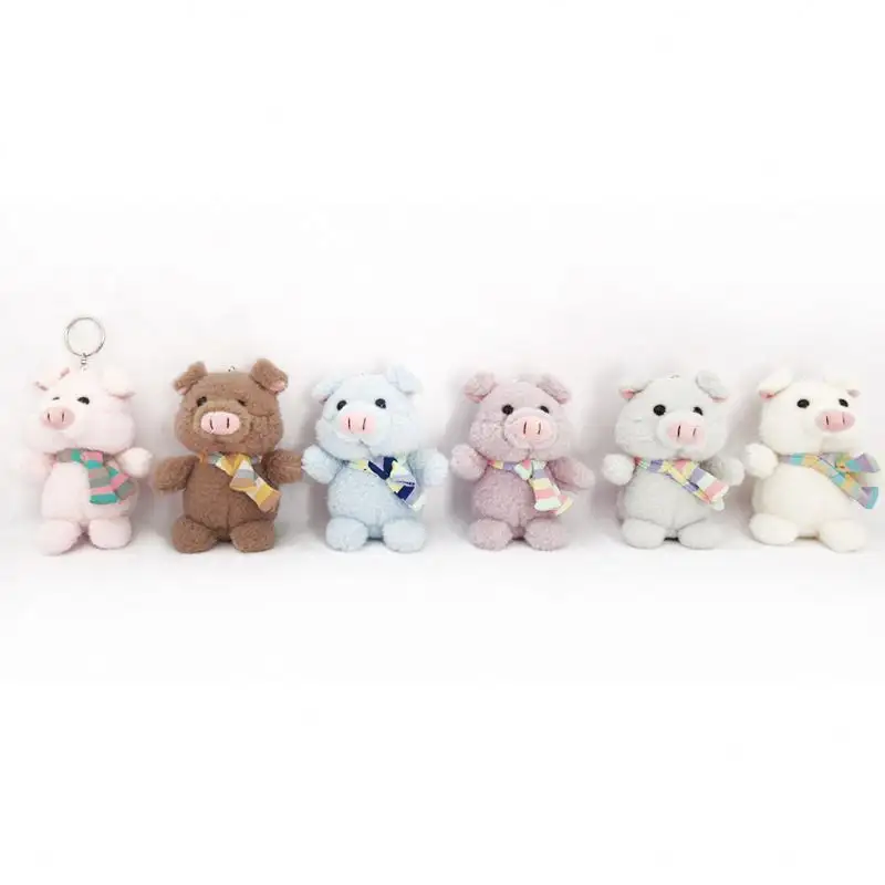 In Stock Cheap Cute Plush Toy White Bunny Rabbit Keychain Wholesale Mini Cartoon Stuffed Animal Soft Toy Plush Rabbit