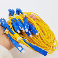 Factory Price LC / UPC - SC / UPC Single Mode Jumper Optical Fiber Communication Cable Simplex Fiber Patch Cord