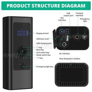 Démarreur de Voiture 4-en-1 avec Compresseur d'Air, Dispositif de Démarrage 1000A, Batterie Externe et Gonfleur de Pneus Numérique 12V 150 PSI pour Voiture et Ballons - Product Image 5