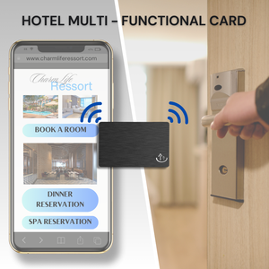 Oem/ODM NFC sợi carbon chìa khóa xe với 213 215 216 chip thẻ kinh doanh cho khách sạn và thanh toán RFID kiểm soát truy cập thẻ Đen - Product Image 4