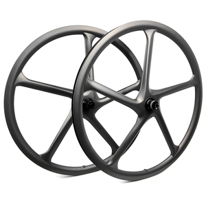 Grande roue de <span class=keywords><strong>vtt</strong></span> à 6 boulons en Fiber de carbone avec moyeu à 5 rayons, jantes de bicyclette, motocyclette, MTB5S, 29 pouces, Sram XD - Product Image 3