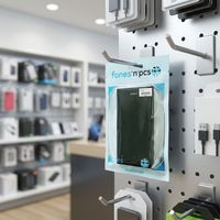 CustomRetail Design Accessoires Coque Téléphone Sac Ziplock Plastique Transparent Personnalisé