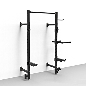 Máquinas de gimnasio al mejor precio Productos de <span class=keywords><strong>fitness</strong></span> Entrenador de gimnasia de peso libre DZ050 Estante de sentadillas montado en la pared Medio estante Uso en el centro de gimnasio - Product Image 6